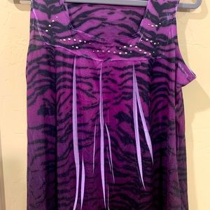 Purple tiger stripes!